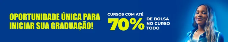 Oportunidade única para iniciar sua graduação