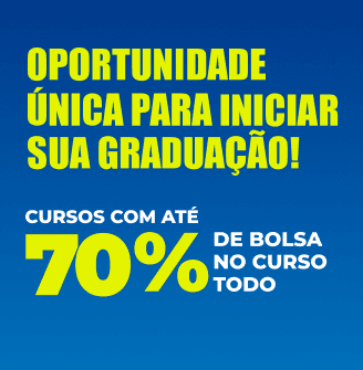 Oportunidade única para iniciar sua graduação